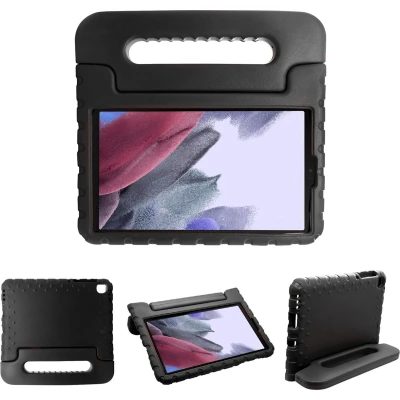 Afbeelding van iMoshion Tablet Hoes Kinderen Geschikt voor Samsung Galaxy Tab A7 Lite Kidsproof Backcover met handvat Zwart