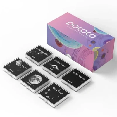 Afbeelding van Realistische Discs Moon and Star voor POCOCO Galaxy, Lite Star, projector, thuisplanetarium, 5k ultra HD, 6 stuks (maan en ster, schijven zonder projector)