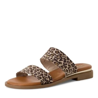 Afbeelding van Tamaris Core Dames Muiltjes LEOPARD Maat 37