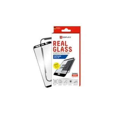 Afbeelding van Displex Real Glass, Full Cover Panzerglas (1 Stuk, Apple iPhone XR, LG K11), Smartphone beschermfolie, Transparant