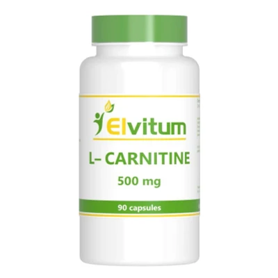 Afbeelding van Elvitum L Carnitine Vegicaps 90CP