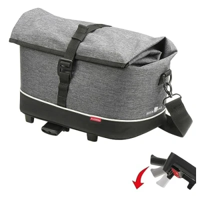 Afbeelding van Rackpack City tweed grijze fietstas