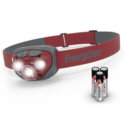 Afbeelding van Energizer Vision HD+ Focus led hoofdlamp, krachtige lamp 315 lumen, waterdicht, batterijen inbegrepen [exclusief Amazon]