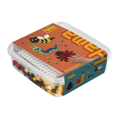 Afbeelding van Hama Doos Maxi Beads and Pegboards 600 Strijkkralen 8744