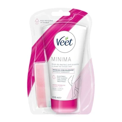 Afbeelding van Veet Silk &amp; Fresh ontharingscrème voor de normale huid, per stuk verpakt (1 x 135 ml)