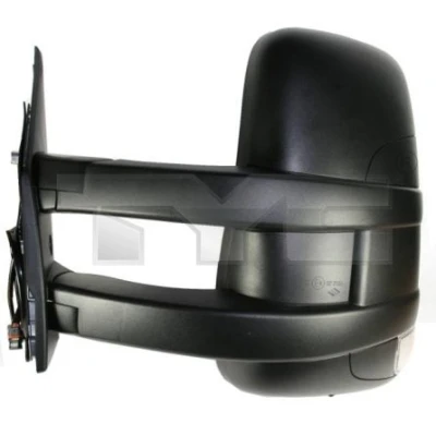 Afbeelding van Buitenspiegel Tyc 315 0008 Links voor elek. spiegelverstelling, Bol vormig, Met temperatuursensor, Lange spiegelarm IVECO: DAILY 4