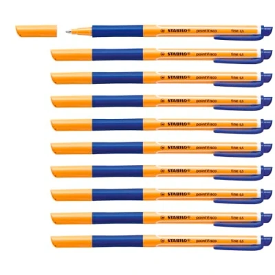 Afbeelding van Rollerpen STABILO PointVisco 1099/41 fijn blauw