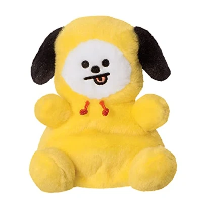 Afbeelding van Aurora, 61504, BT21 CHIMMY Palm Pal, 13 cm, milieuvriendelijk pluche, geel