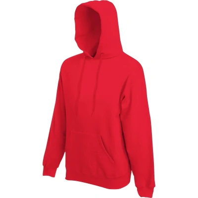 Afbeelding van Fruit of the Loom Herren Kleding Sweatshirts en Hoodies Capuchontruien Rood XL