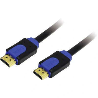 Afbeelding van LogiLink CHB1110 HDMI kabel Aansluitkabel A stekker, stekker 10.00 m Zwart 4K UHD