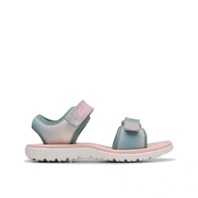 Afbeelding van Clarks Surfingtide Sandalen voor kinderen, Maat: 24, Pastel Textiel