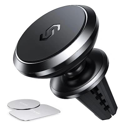Afbeelding van Syncwire Magnetische autotelefoonhouder, 360 graden draaibare ventilatie kFZ houder, telefoonhouder, compatibel met iPhone 11 Pro Max, Samsung Galaxy S20 Plus, Huawei P30 Pro, OnePlus 8 Blackview