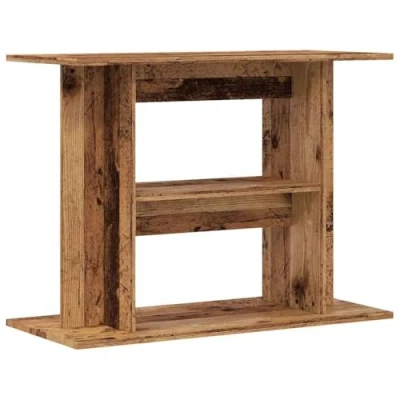 Afbeelding van vidaXL Aquariumstandaard 80x35x60 cm bewerkt hout oud houtkleurig