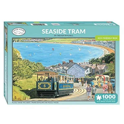 Afbeelding van Seaside Tram Jigsaw 1000 stukjes