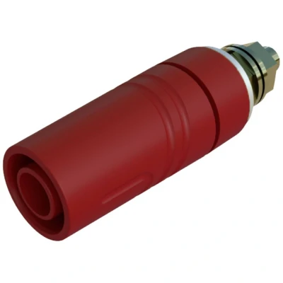 Afbeelding van SKS Hirschmann SAB 2600 G M4 Au Veiligheids labconnector, female Bus, inbouw verticaal Stift Ø: 4 mm Rood 1 stuk(s)