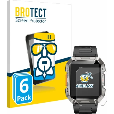 Afbeelding van BROTECT Screenprotector voor Baolubao W60 Folie Beschermfolie Beschermglas transparant (6 Stuks)