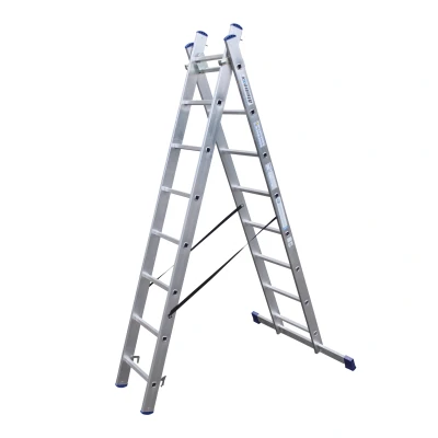 Afbeelding van Alumexx 2 delige Reformladder 2x8 Sporten