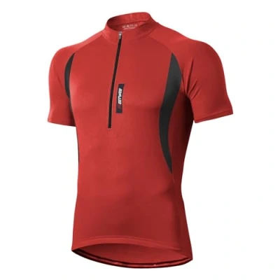 Afbeelding van MEETWEE Fietsshirt voor heren, met korte mouwen en lange mouwen, ademend, sneldrogend, wielrennen
