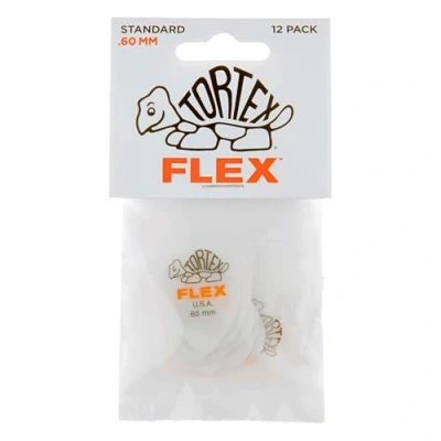 Afbeelding van Dunlop JD PIC 428P.60 Tortex Flex Standard Pick 0.60mm (12 Pack) Plectrum set
