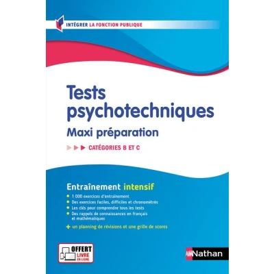 Image de Tests psychotechniques Maxi préparation. Catégories B et C 2024 2025 N 55