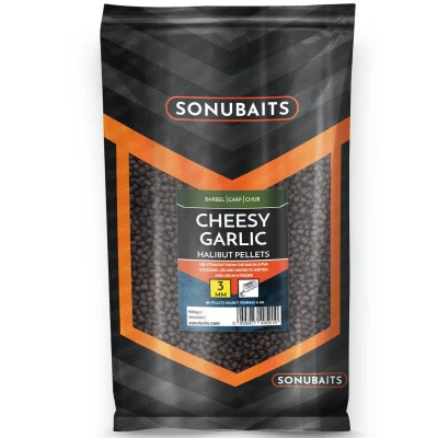 Afbeelding van Sonubaits Cheesy Garlic Halibut Pellets 900g 6mm