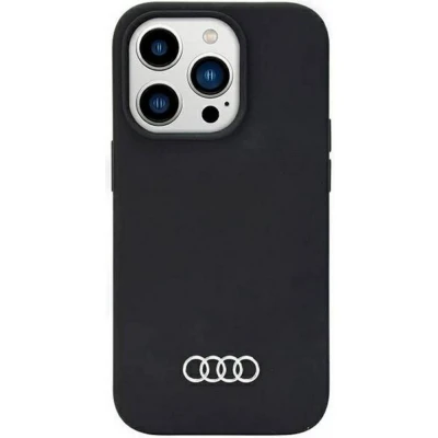 Afbeelding van Audi Silicone Back Case Geschikt voor Apple iPhone 14 Pro Max (6.7&quot;) Zwart
