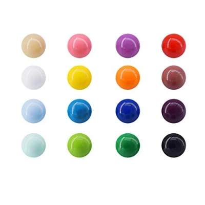 Afbeelding van Magnetpro 16 mm sferische whiteboard magneten, stuks magnetische kunststof kegelmagneten, koelkastmagneten voor magneetbord, whiteboard, prikbord