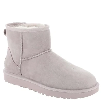 Afbeelding van UGG Classic MINI II Korte laarzen, Dames, Maat: 37, Pale smoke Veloursleer