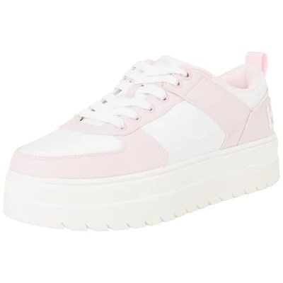 Afbeelding van HUGO Lyssa TENN Sneakers laag, Dames, Maat: 38, Light/pastel pink Textiel