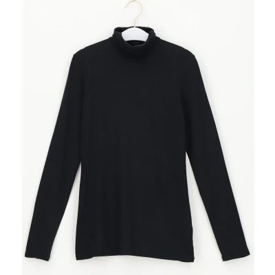 Afbeelding van Oroblu dames Longsleeve met col in de kleur Zwart, maat: M