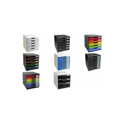 Image de EXACOMPTA Module de classement MODULO A4 ECOBlack, 5 tiroirs