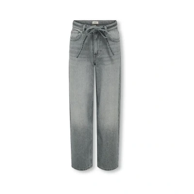 Afbeelding van KIDS ONLY Jeans Straight Fit Gianna Grijs dessin 146
