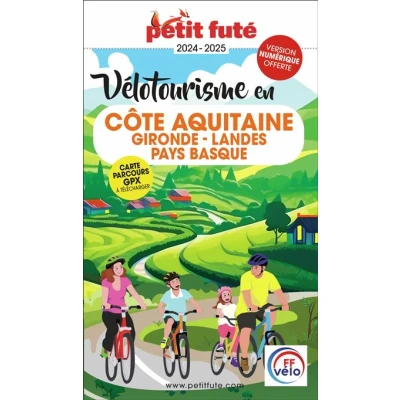 Image de Guide Vélotourisme en Côte Aquitaine 2024 Petit Futé