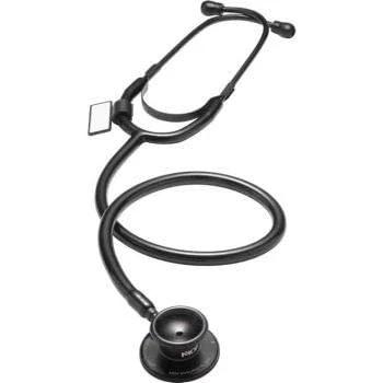 Afbeelding van MDF Instruments Lichte stethoscoop dubbel paviljoen geheel zwart (MDF747 BO)