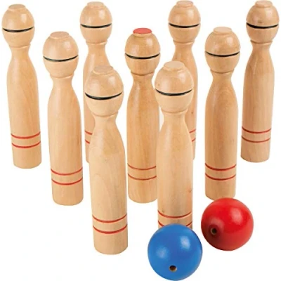 Afbeelding van Small Foot Houten Kegelspel, 11dlg.