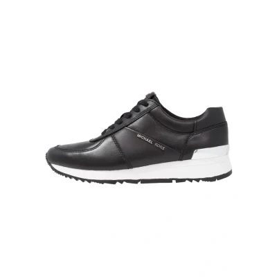Afbeelding van Michael Kors Allie Sneakers laag, Dames, Maat: 36, Black Leer