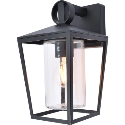Afbeelding van LUTEC West Traditionele wandlamp voor buiten E27 Mat Zwart