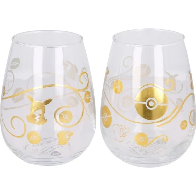 Afbeelding van Storline Pokemon Pikachu Crystal Glasses 2 pack