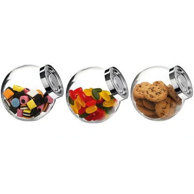 Afbeelding van Bormioli Rocco Voorraadpot Pandora ø 18 cm / 2 Liter 3 stuks