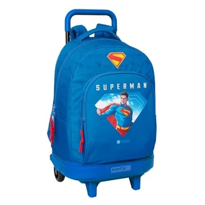 Afbeelding van Schoolrugzak Superman Blauw 33 x 45 22 cm