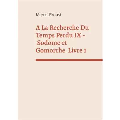 Image de A La Recherche Du Temps Perdu IX