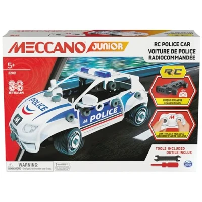 Afbeelding van Auto op afstandsbediening Meccano Junior STEM Politieauto