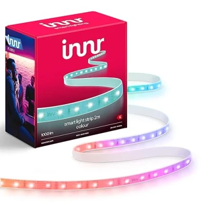 Afbeelding van Innr Led Strip 2 Meter Slimme Ledstrip Werkt met Philips Hue*, SmartThings, Amazon Echo RGBW: 16 Miljoen Kleuren