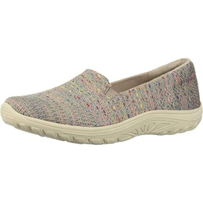 Afbeelding van Skechers dames schoenen loafer, Taupe