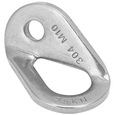 Afbeelding van Expansion Nagel Hanger, 25KN Outdoor Klimmen Piton Uitbreiding Bolt Hanger Robuuste Bescherming Roestvrij Staal Speleologie Anker