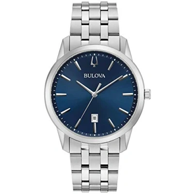 Afbeelding van Bulova Sutton horloge heren Zilver diameter 40 mm roestvrij staal