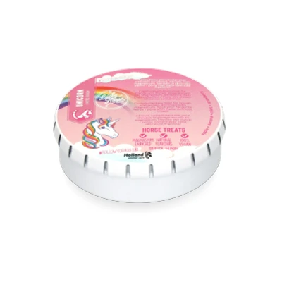Afbeelding van Lucky Horse Unicorn Treats Paardensnack Aardbei Appel Mint 400 g 100 stuks