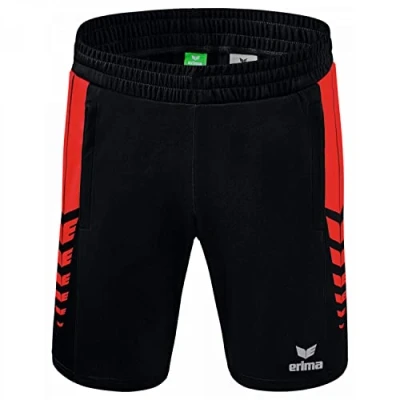 Afbeelding van ERIMA Six Wings worker short zwart/rood / 152