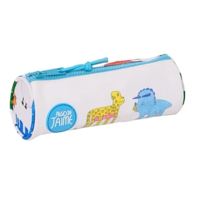 Afbeelding van Schoolpennenzak Algo de Jaime Wit 20 x 7 cm
