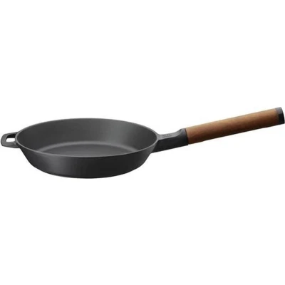 Afbeelding van Fiskars Norden Gietijzeren Koekenpan 24cm Hapjespan Thermium™ Anti aanbaklaag